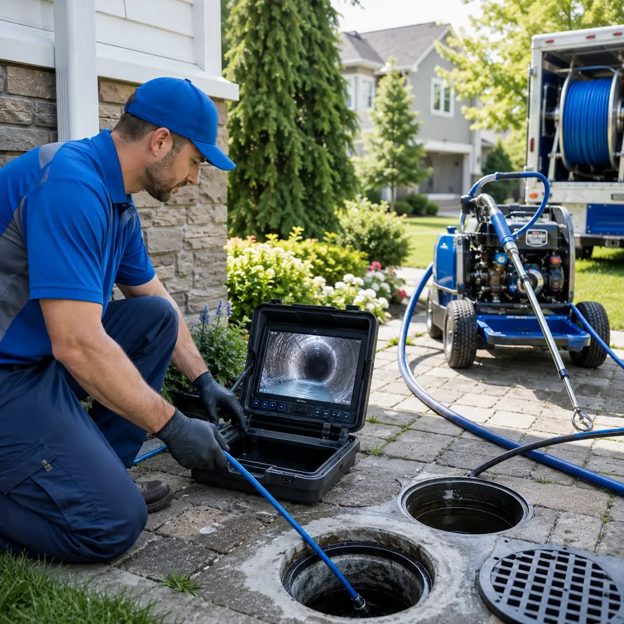 Outdoor drain cleaning professionals serving Waterford, NY